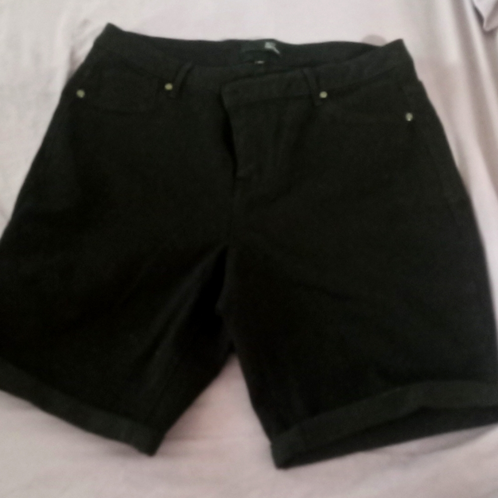 black 1822 denim shorts